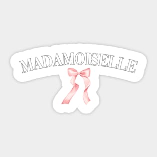 Coquette Madamoiselle Sticker